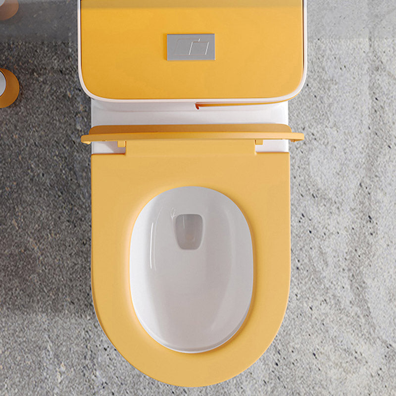 Skirted Traditional Flush Toilet Floor Mount One-Piece Toilet with Slow Close Seat Clearhalo 'Bathroom Remodel & Bathroom Fixtures' 'Home Improvement' 'home_improvement' 'home_improvement_toilets' 'Toilets & Bidets' 'Toilets' 6542630