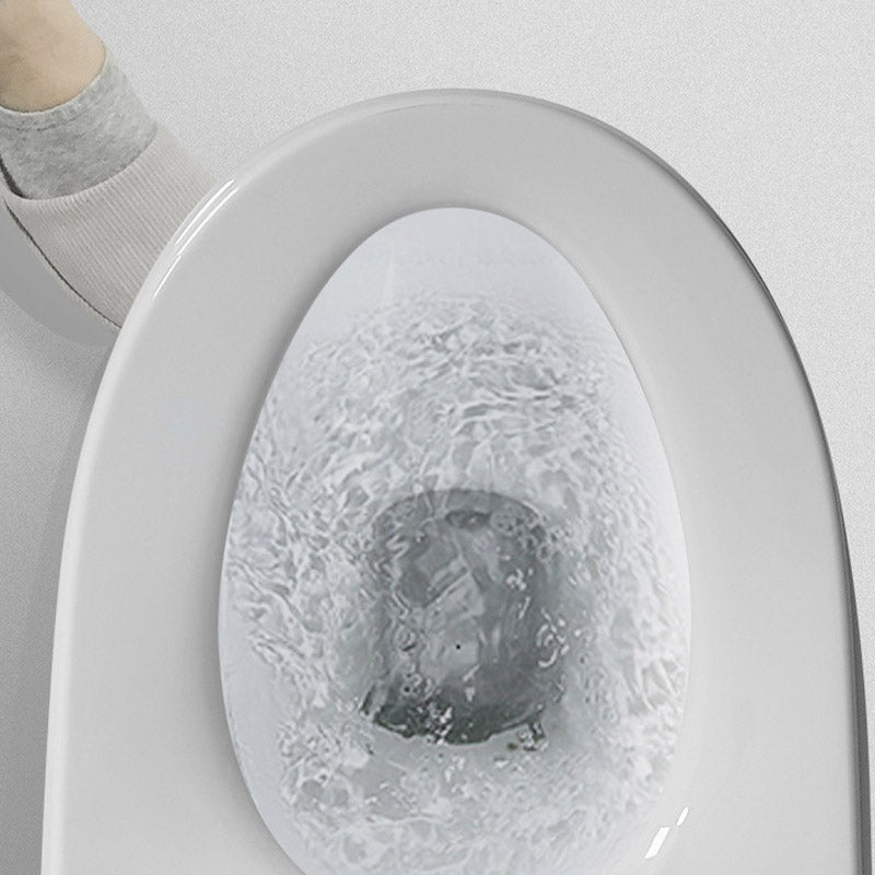 Floor Mounted Flush Toilet All-In-One Siphon Jet ABS Toilet Bowl Clearhalo 'Bathroom Remodel & Bathroom Fixtures' 'Home Improvement' 'home_improvement' 'home_improvement_toilets' 'Toilets & Bidets' 'Toilets' 6542646