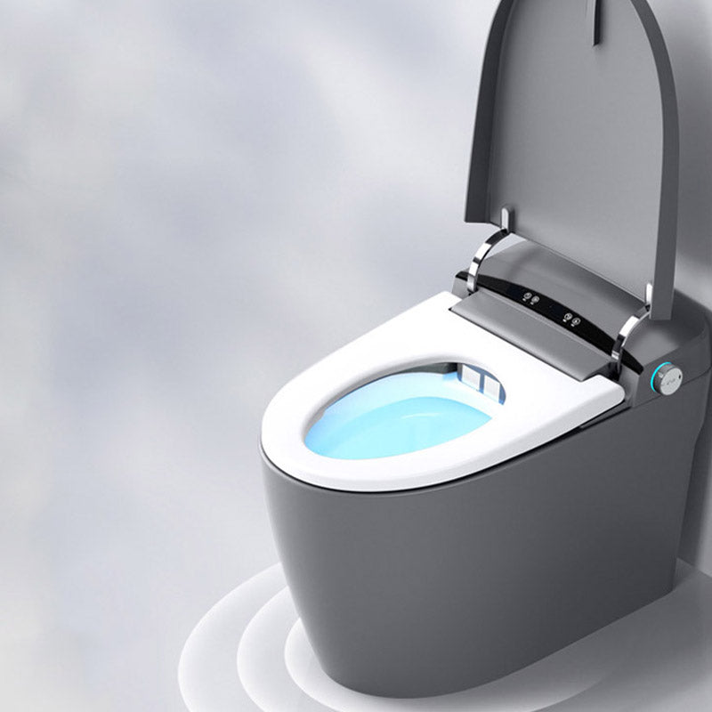 Modern Heated Seat Toilet ABS Floor Mounted Flush Toilet with Seat Clearhalo 'Bathroom Remodel & Bathroom Fixtures' 'Home Improvement' 'home_improvement' 'home_improvement_toilets' 'Toilets & Bidets' 'Toilets' 6542669