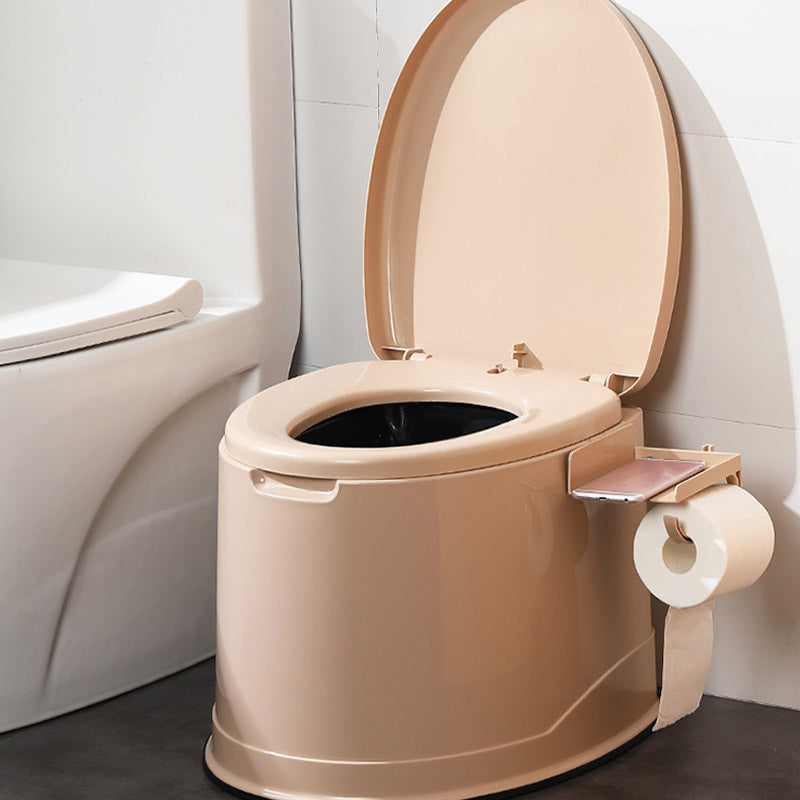 Floor Mounted All-In-One Toilet Contemporary Plastic Toilet Bowl Clearhalo 'Bathroom Remodel & Bathroom Fixtures' 'Home Improvement' 'home_improvement' 'home_improvement_toilets' 'Toilets & Bidets' 'Toilets' 6549022