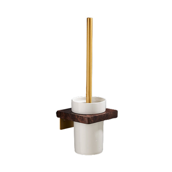 Traditional Bathroom Accessory Kit Bath Shelf Paper Holder Gold Bathroom Set Toilet Brush Clearhalo 'Bathroom Hardware Sets' 'Bathroom Hardware' 'Bathroom Remodel & Bathroom Fixtures' 'bathroom_hardware_sets' 'Home Improvement' 'home_improvement' 'home_improvement_bathroom_hardware_sets' 6550554