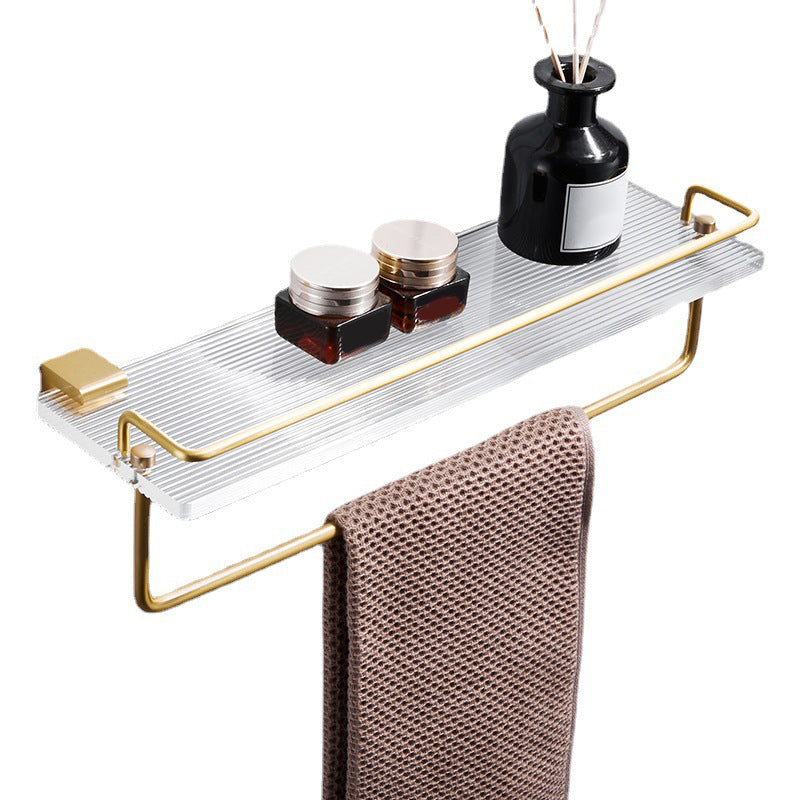 Modern Bathroom Hardware Towel Bar Bath Shelf Bathroom Accessory Kit Clearhalo 'Bathroom Hardware Sets' 'Bathroom Hardware' 'Bathroom Remodel & Bathroom Fixtures' 'bathroom_hardware_sets' 'Home Improvement' 'home_improvement' 'home_improvement_bathroom_hardware_sets' 6550631