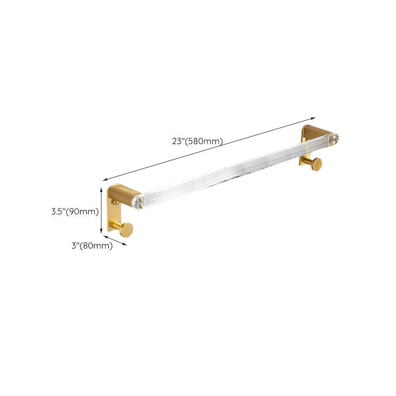 Modern Bathroom Hardware Towel Bar Bath Shelf Bathroom Accessory Kit Clearhalo 'Bathroom Hardware Sets' 'Bathroom Hardware' 'Bathroom Remodel & Bathroom Fixtures' 'bathroom_hardware_sets' 'Home Improvement' 'home_improvement' 'home_improvement_bathroom_hardware_sets' 6550650