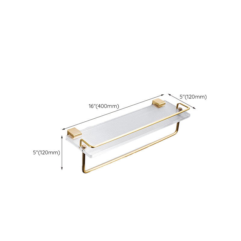 Modern Bathroom Hardware Towel Bar Bath Shelf Bathroom Accessory Kit Clearhalo 'Bathroom Hardware Sets' 'Bathroom Hardware' 'Bathroom Remodel & Bathroom Fixtures' 'bathroom_hardware_sets' 'Home Improvement' 'home_improvement' 'home_improvement_bathroom_hardware_sets' 6550651