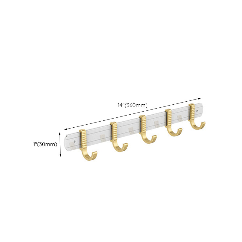 Modern Bath Hardware Set Bath Shelf Towel Bar Bathroom Accessories Hardware Set Clearhalo 'Bathroom Hardware Sets' 'Bathroom Hardware' 'Bathroom Remodel & Bathroom Fixtures' 'bathroom_hardware_sets' 'Home Improvement' 'home_improvement' 'home_improvement_bathroom_hardware_sets' 6550677