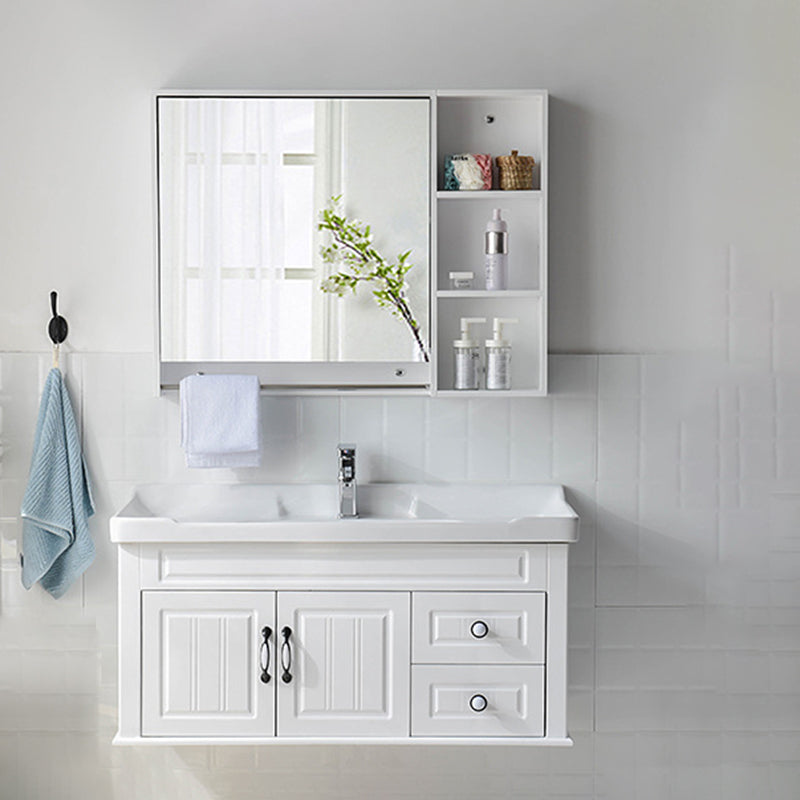 Modern Bathroom Vanity Set Wooden Freestanding Bathroom Vanity Set Clearhalo 'Bathroom Remodel & Bathroom Fixtures' 'Bathroom Vanities' 'bathroom_vanities' 'Home Improvement' 'home_improvement' 'home_improvement_bathroom_vanities' 6558903