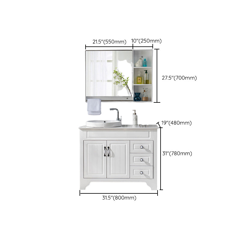 Modern Bathroom Vanity Set Wooden Freestanding Bathroom Vanity Set Clearhalo 'Bathroom Remodel & Bathroom Fixtures' 'Bathroom Vanities' 'bathroom_vanities' 'Home Improvement' 'home_improvement' 'home_improvement_bathroom_vanities' 6558926