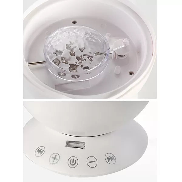 Bowl Shape Party Projector Light Plastic Romantic Portable Night Light Clearhalo 'Night Lights' 'Wall Lights' Lighting' 65617