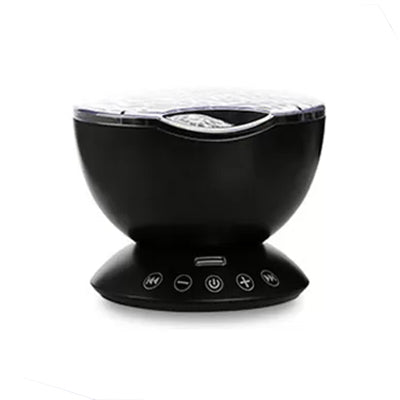 Bowl Shape Party Projector Light Plastic Romantic Portable Night Light Black Clearhalo 'Night Lights' 'Wall Lights' Lighting' 65619