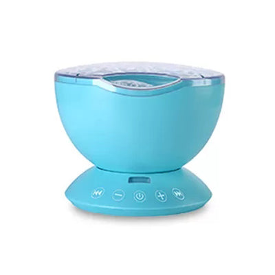 Bowl Shape Party Projector Light Plastic Romantic Portable Night Light Blue Clearhalo 'Night Lights' 'Wall Lights' Lighting' 65621