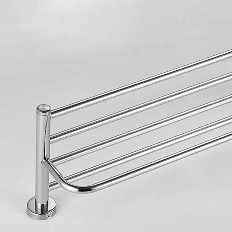 Modern Bathroom Hardware Bath Shelf Towel Bar Stainless Steel Bathroom Accessory Kit Clearhalo 'Bathroom Hardware Sets' 'Bathroom Hardware' 'Bathroom Remodel & Bathroom Fixtures' 'bathroom_hardware_sets' 'Home Improvement' 'home_improvement' 'home_improvement_bathroom_hardware_sets' 6568425