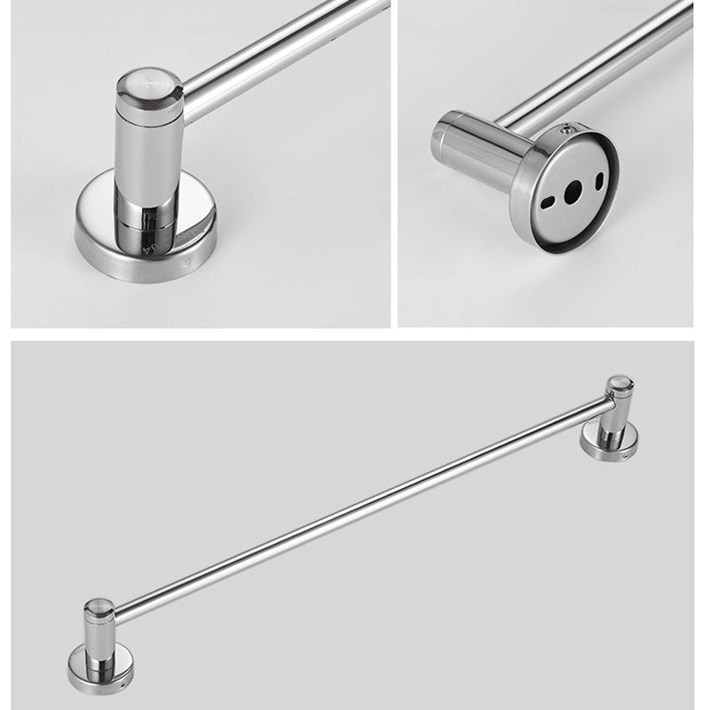 Modern Bathroom Hardware Bath Shelf Towel Bar Stainless Steel Bathroom Accessory Kit Clearhalo 'Bathroom Hardware Sets' 'Bathroom Hardware' 'Bathroom Remodel & Bathroom Fixtures' 'bathroom_hardware_sets' 'Home Improvement' 'home_improvement' 'home_improvement_bathroom_hardware_sets' 6568426