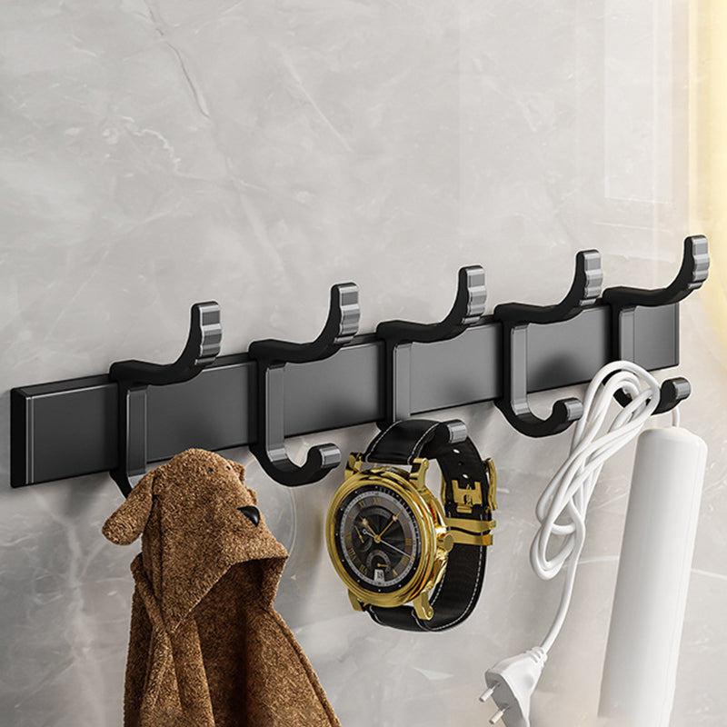 Conjunto de hardware de baño moderno conjunto de accesorios de baño de  aluminio gris - clearhalo