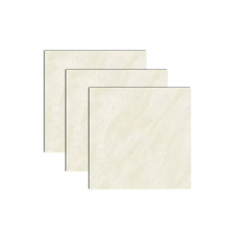 31.5" X 31.5" Square Tile Straight Edge Glazed Design Indoor Floor Tile Beige Clearhalo 'Floor Tiles & Wall Tiles' 'floor_tiles_wall_tiles' 'Flooring 'Home Improvement' 'home_improvement' 'home_improvement_floor_tiles_wall_tiles' Walls and Ceiling' 6569449