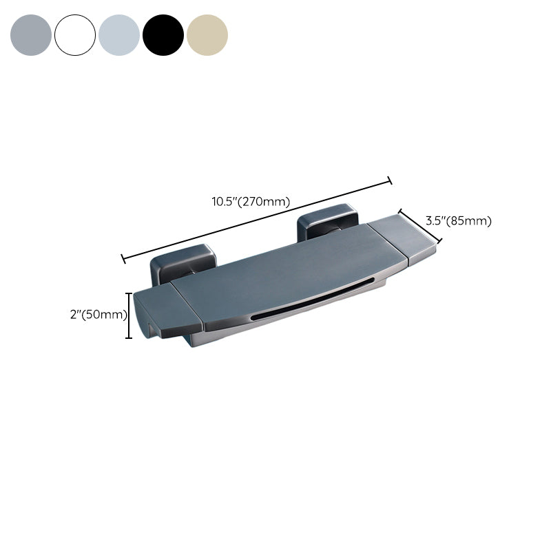 Modern Bathroom Tub Spout Wall Mounted Fixed Waterfall Faucet Clearhalo 'Bathroom Remodel & Bathroom Fixtures' 'Bathtub Faucets' 'bathtub_faucets' 'Home Improvement' 'home_improvement' 'home_improvement_bathtub_faucets' 6577692