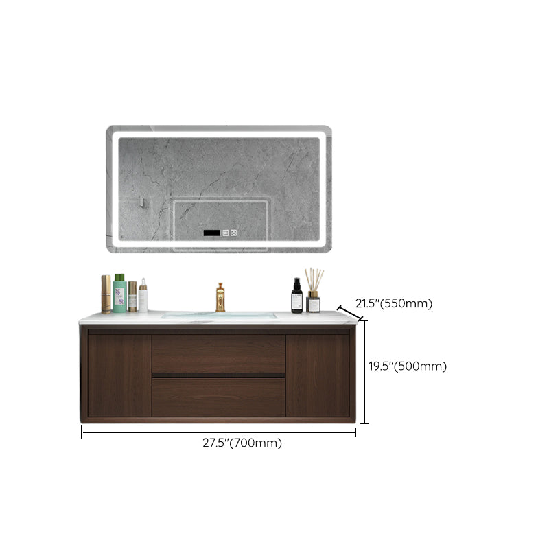 Bathroom Vanity Set Ceramic Sink Drawers Storage Shelf Sink Vanity with Faucet Clearhalo 'Bathroom Remodel & Bathroom Fixtures' 'Bathroom Vanities' 'bathroom_vanities' 'Home Improvement' 'home_improvement' 'home_improvement_bathroom_vanities' 6578185