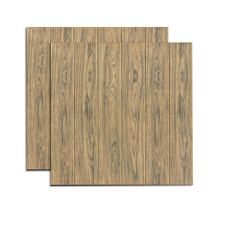 Modern Wood Paneling Smooth Wall Interior Wood Plank Set of 2 Brown 0.2" Clearhalo 'Flooring 'Home Improvement' 'home_improvement' 'home_improvement_wall_paneling' 'Wall Paneling' 'wall_paneling' 'Walls & Ceilings' Walls and Ceiling' 6578639