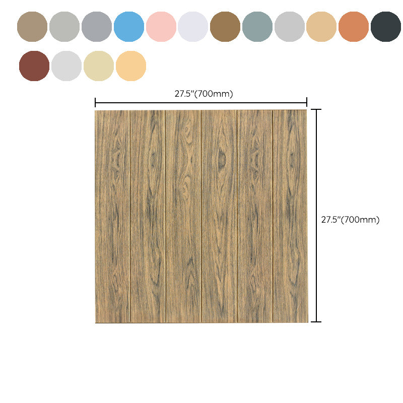 Modern Wood Paneling Smooth Wall Interior Wood Plank Set of 2 Clearhalo 'Flooring 'Home Improvement' 'home_improvement' 'home_improvement_wall_paneling' 'Wall Paneling' 'wall_paneling' 'Walls & Ceilings' Walls and Ceiling' 6578670