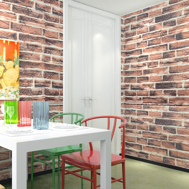 Farmhouse Wall Plank 3D Brick Bedroom and Living Room Wall Panels Set of 2 Brick Red 20-Piece Set Clearhalo 'Flooring 'Home Improvement' 'home_improvement' 'home_improvement_wall_paneling' 'Wall Paneling' 'wall_paneling' 'Walls & Ceilings' Walls and Ceiling' 6578720