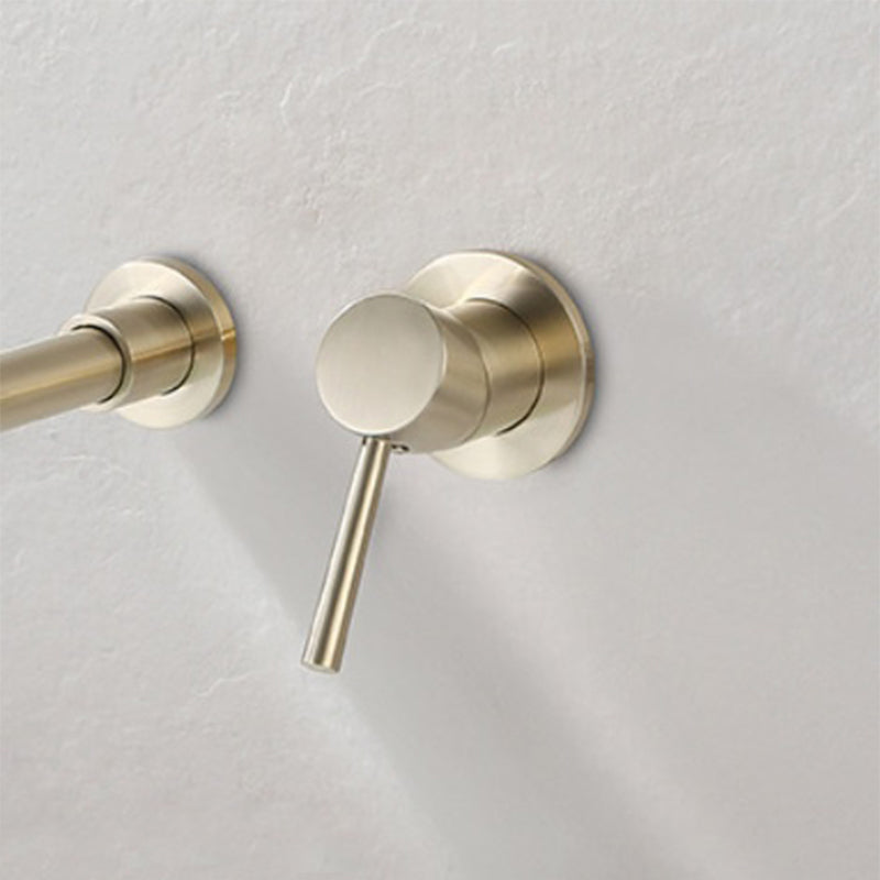 Wall Mounted Faucests Single Lever Handle Faucets for Bathroom Clearhalo 'Bathroom Remodel & Bathroom Fixtures' 'Bathroom Sink Faucets' 'Bathroom Sinks & Faucet Components' 'bathroom_sink_faucets' 'Home Improvement' 'home_improvement' 'home_improvement_bathroom_sink_faucets' 6585132