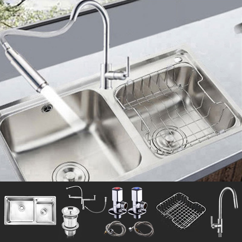 Double popular Sided Sink plus Faucet