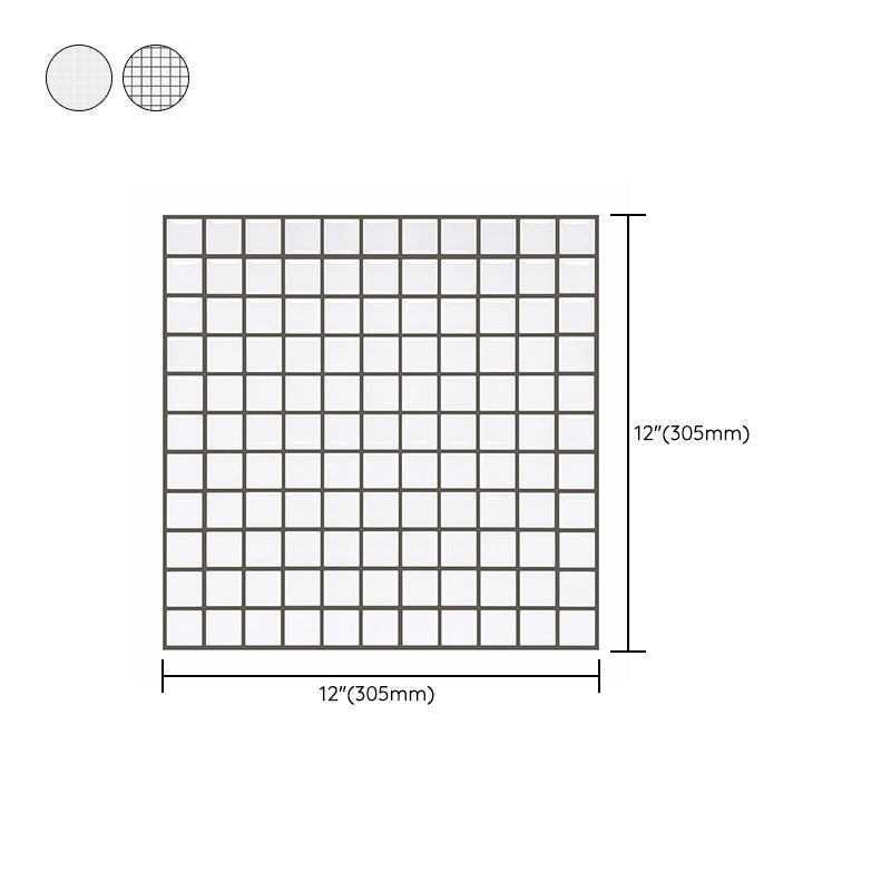 Classical Kitchen Single Tile Plaid Print Peel and Stick Backsplash Tiles Clearhalo 'Flooring 'Home Improvement' 'home_improvement' 'home_improvement_peel_stick_blacksplash' 'Peel & Stick Backsplash Tile' 'peel_stick_blacksplash' 'Walls & Ceilings' Walls and Ceiling' 6585655