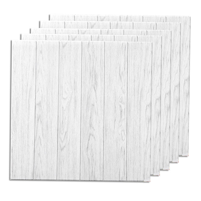 Industrial Wall Plank 3D Brick Bathroom Living Room Wall Panels Set of 50 White Clearhalo 'Flooring 'Home Improvement' 'home_improvement' 'home_improvement_wall_paneling' 'Wall Paneling' 'wall_paneling' 'Walls & Ceilings' Walls and Ceiling' 6585749