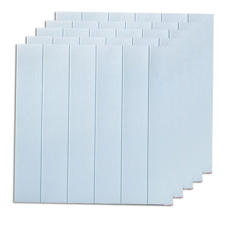 Industrial Wall Plank 3D Brick Bathroom Living Room Wall Panels Set of 50 Light Blue Clearhalo 'Flooring 'Home Improvement' 'home_improvement' 'home_improvement_wall_paneling' 'Wall Paneling' 'wall_paneling' 'Walls & Ceilings' Walls and Ceiling' 6585750