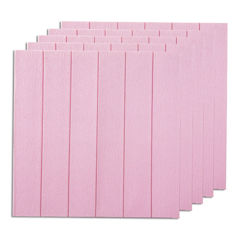 Industrial Wall Plank 3D Brick Bathroom Living Room Wall Panels Set of 50 Pink Clearhalo 'Flooring 'Home Improvement' 'home_improvement' 'home_improvement_wall_paneling' 'Wall Paneling' 'wall_paneling' 'Walls & Ceilings' Walls and Ceiling' 6585765
