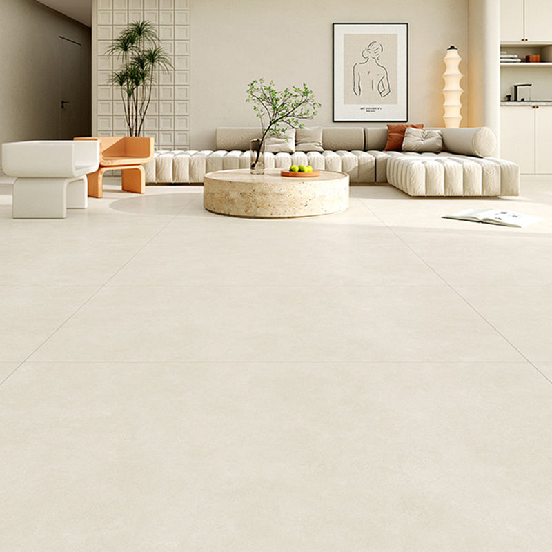 Solid Color Rectangle Floor Tile Straight Edge Indoor Floor Tile Beige 6 Pieces Clearhalo 'Floor Tiles & Wall Tiles' 'floor_tiles_wall_tiles' 'Flooring 'Home Improvement' 'home_improvement' 'home_improvement_floor_tiles_wall_tiles' Walls and Ceiling' 6585998