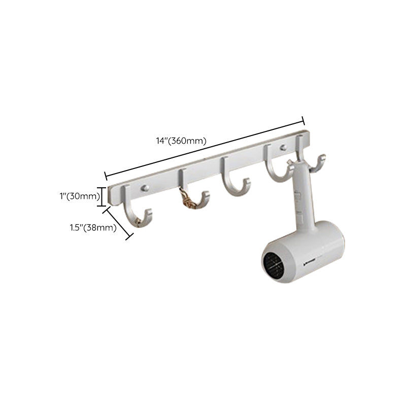 Traditional Bath Shelf Bathroom Accessories Hardware Set Stainless Steel Bathroom Set Clearhalo 'Bathroom Hardware Sets' 'Bathroom Hardware' 'Bathroom Remodel & Bathroom Fixtures' 'bathroom_hardware_sets' 'Home Improvement' 'home_improvement' 'home_improvement_bathroom_hardware_sets' 6587996