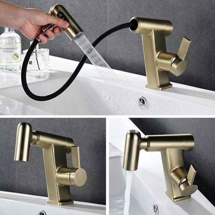 Contemporary Vessel Faucet Swivel Spout Faucet with One Lever Handle Clearhalo 'Bathroom Remodel & Bathroom Fixtures' 'Bathroom Sink Faucets' 'Bathroom Sinks & Faucet Components' 'bathroom_sink_faucets' 'Home Improvement' 'home_improvement' 'home_improvement_bathroom_sink_faucets' 6595024