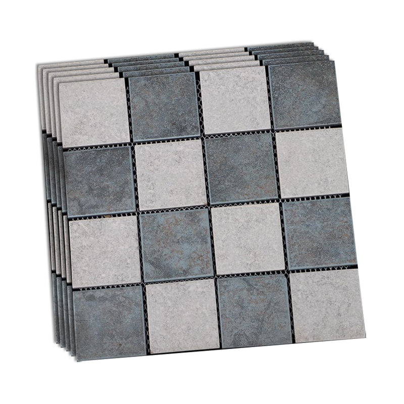 Grid Mosaic Sheet Wall & Floor Tile Mixed Material Outdoor Wall Tile Cream Gray Clearhalo 'Floor Tiles & Wall Tiles' 'floor_tiles_wall_tiles' 'Flooring 'Home Improvement' 'home_improvement' 'home_improvement_floor_tiles_wall_tiles' Walls and Ceiling' 6595411