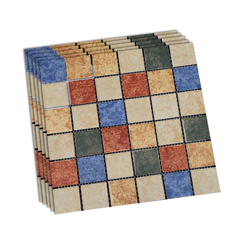 Grid Mosaic Sheet Wall & Floor Tile Mixed Material Outdoor Wall Tile Royal Blue Clearhalo 'Floor Tiles & Wall Tiles' 'floor_tiles_wall_tiles' 'Flooring 'Home Improvement' 'home_improvement' 'home_improvement_floor_tiles_wall_tiles' Walls and Ceiling' 6595421