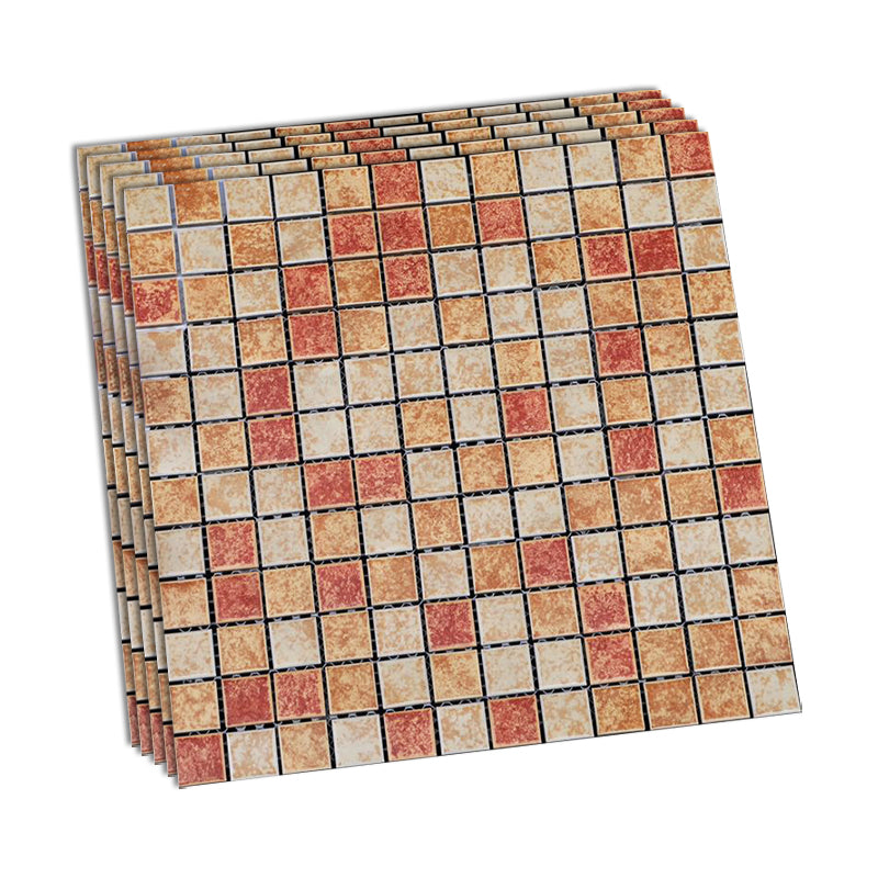 Grid Mosaic Sheet Wall & Floor Tile Mixed Material Outdoor Wall Tile Natural Clearhalo 'Floor Tiles & Wall Tiles' 'floor_tiles_wall_tiles' 'Flooring 'Home Improvement' 'home_improvement' 'home_improvement_floor_tiles_wall_tiles' Walls and Ceiling' 6595422