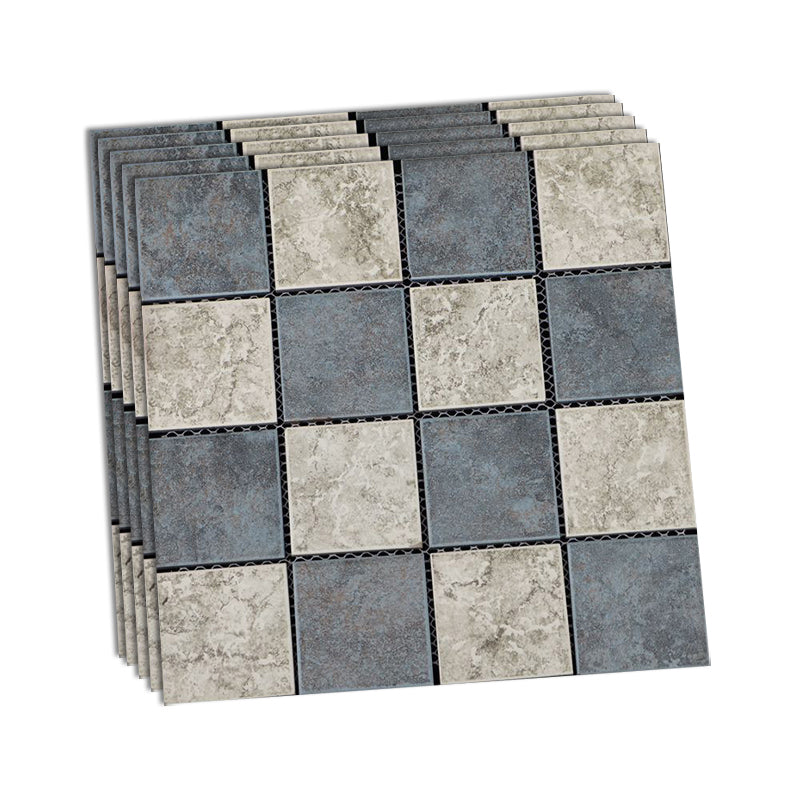 Grid Mosaic Sheet Wall & Floor Tile Mixed Material Outdoor Wall Tile Gray-Blue Clearhalo 'Floor Tiles & Wall Tiles' 'floor_tiles_wall_tiles' 'Flooring 'Home Improvement' 'home_improvement' 'home_improvement_floor_tiles_wall_tiles' Walls and Ceiling' 6595425