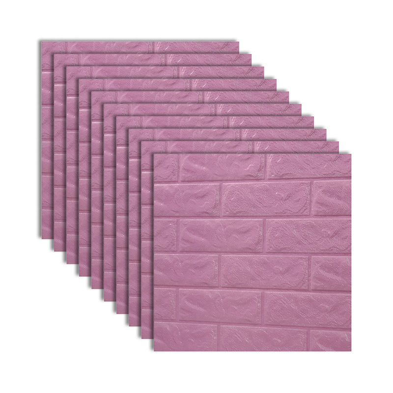 Modern Panel PVC 3D Embossed Self-Adhesive Paintable Indoor Wall Ceiling Light Purple Clearhalo 'Flooring 'Home Improvement' 'home_improvement' 'home_improvement_wall_paneling' 'Wall Paneling' 'wall_paneling' 'Walls & Ceilings' Walls and Ceiling' 6595734