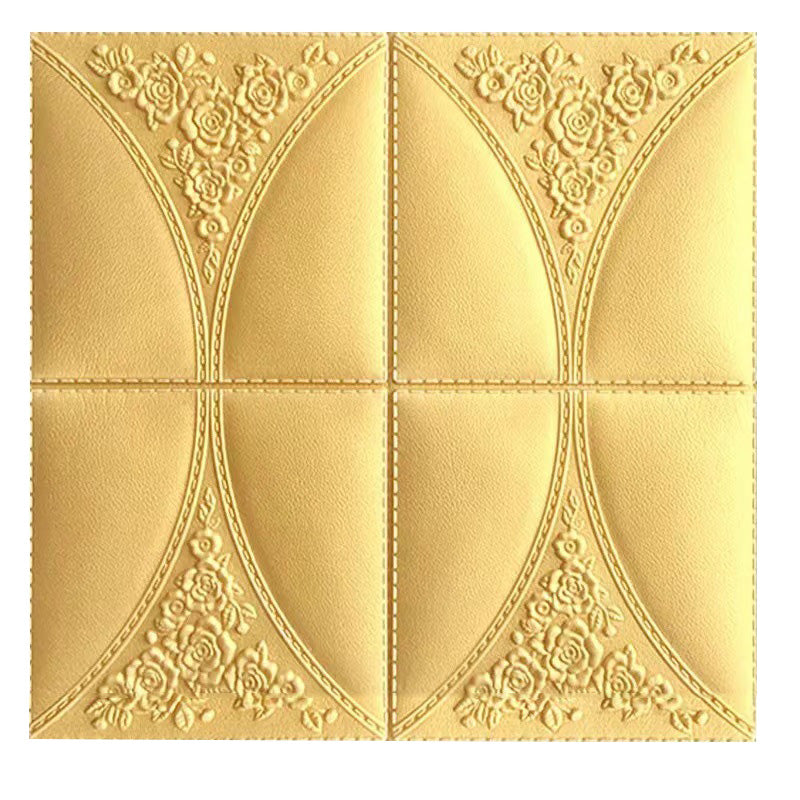 Industrial Tin Backsplash Paneling PVC Smooth Wall Ceiling Panel Gold Clearhalo 'Flooring 'Home Improvement' 'home_improvement' 'home_improvement_wall_paneling' 'Wall Paneling' 'wall_paneling' 'Walls & Ceilings' Walls and Ceiling' 6595759