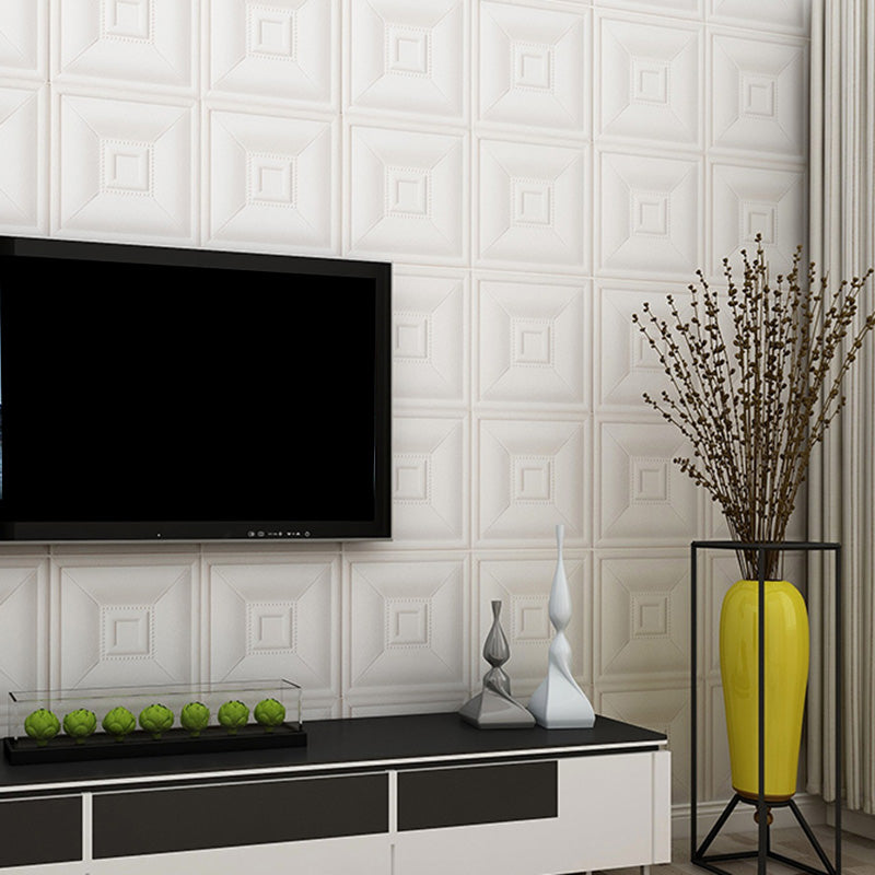 Glam Style Foam Waterproof Wall Paneling Living Room 3D Embossed Wall Paneling Clearhalo 'Flooring 'Home Improvement' 'home_improvement' 'home_improvement_wall_paneling' 'Wall Paneling' 'wall_paneling' 'Walls & Ceilings' Walls and Ceiling' 6598232