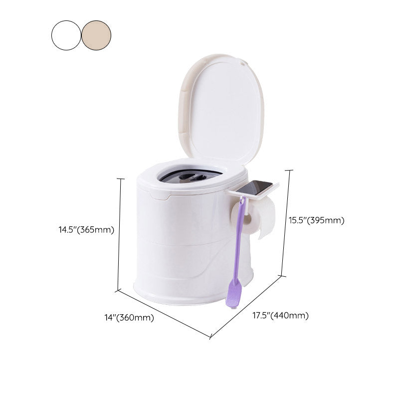 Floor Mounted ABS Flush Toilet One-Piece Toilet Modern Toilet Clearhalo 'Bathroom Remodel & Bathroom Fixtures' 'Home Improvement' 'home_improvement' 'home_improvement_toilets' 'Toilets & Bidets' 'Toilets' 6611269