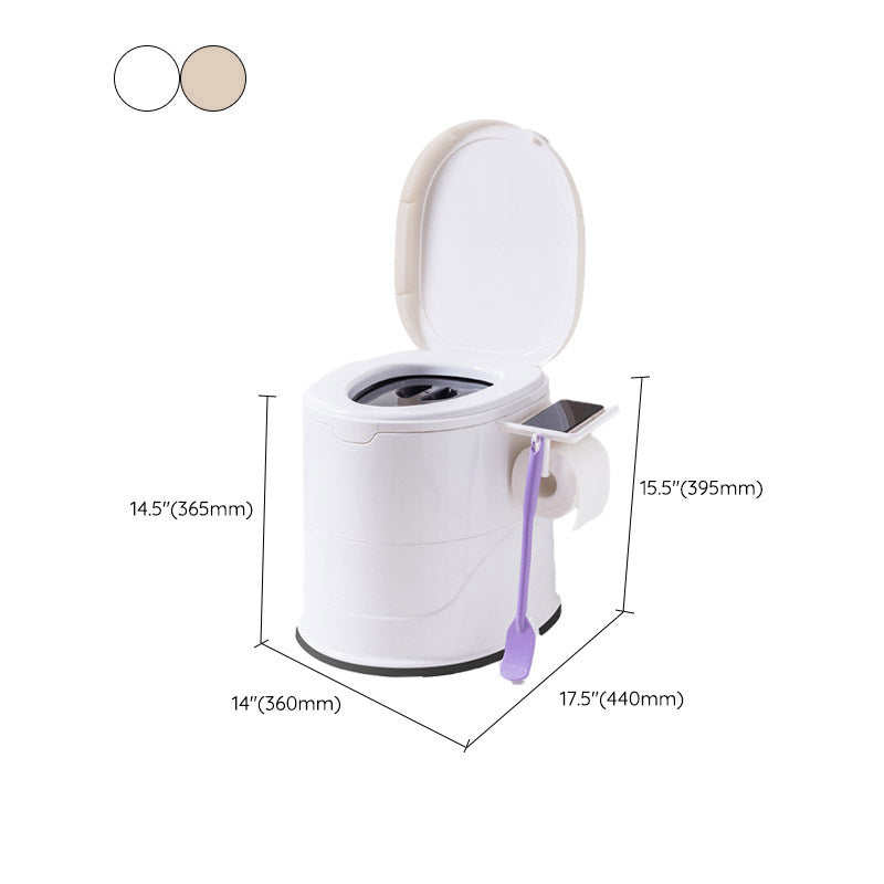 Floor Mounted ABS Flush Toilet One-Piece Toilet Modern Toilet Clearhalo 'Bathroom Remodel & Bathroom Fixtures' 'Home Improvement' 'home_improvement' 'home_improvement_toilets' 'Toilets & Bidets' 'Toilets' 6611270