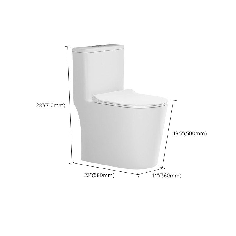 Traditional All-In-One Toilet Bowl Floor Mounted White Urine Toilet for Bathroom Clearhalo 'Bathroom Remodel & Bathroom Fixtures' 'Home Improvement' 'home_improvement' 'home_improvement_toilets' 'Toilets & Bidets' 'Toilets' 6611353