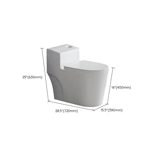 Contemporary 1-Piece Toilet Bowl Floor Mounted White Urine Toilet for Bathroom Clearhalo 'Bathroom Remodel & Bathroom Fixtures' 'Home Improvement' 'home_improvement' 'home_improvement_toilets' 'Toilets & Bidets' 'Toilets' 6611423
