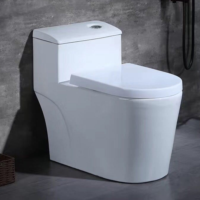 Traditional One Piece Toilet Bowl Floor Mounted White Urine Toilet for Bathroom 15.4"L x 28"W x 24.6"H 12" Clearhalo 'Bathroom Remodel & Bathroom Fixtures' 'Home Improvement' 'home_improvement' 'home_improvement_toilets' 'Toilets & Bidets' 'Toilets' 6611472