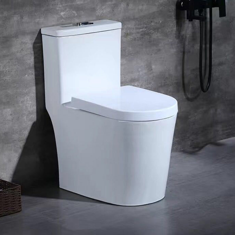 Traditional One Piece Toilet Bowl Floor Mounted White Urine Toilet for Bathroom 15"L x 23"W x 28"H 16" Clearhalo 'Bathroom Remodel & Bathroom Fixtures' 'Home Improvement' 'home_improvement' 'home_improvement_toilets' 'Toilets & Bidets' 'Toilets' 6611474