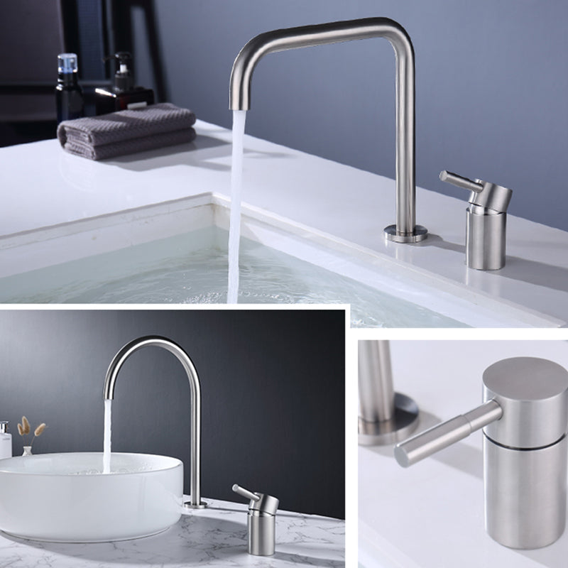 Single Handle Basin Faucet Circular Luxury Vanity Sink Faucet for Bathroom Clearhalo 'Bathroom Remodel & Bathroom Fixtures' 'Bathroom Sink Faucets' 'Bathroom Sinks & Faucet Components' 'bathroom_sink_faucets' 'Home Improvement' 'home_improvement' 'home_improvement_bathroom_sink_faucets' 6615918