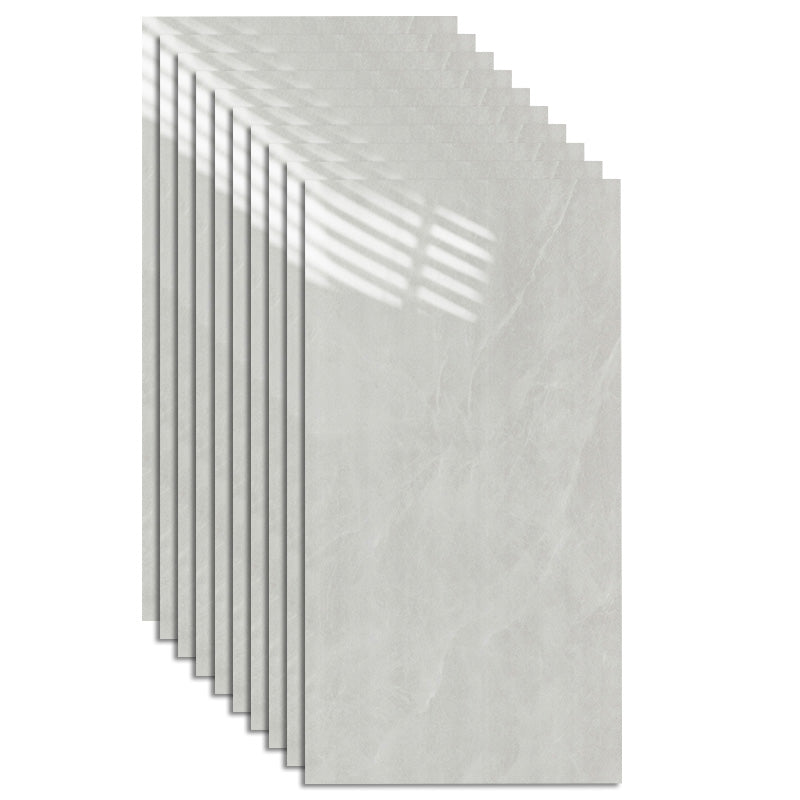 12" x 24" Singular Tile Mixed Material Rectangular Wall Tile White-Gray Clearhalo 'Floor Tiles & Wall Tiles' 'floor_tiles_wall_tiles' 'Flooring 'Home Improvement' 'home_improvement' 'home_improvement_floor_tiles_wall_tiles' Walls and Ceiling' 6616693