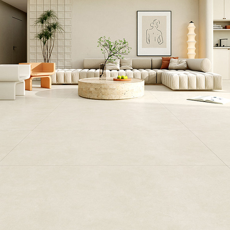 Rectangle Tile Solid Color Straight Edge Texture Design Floor Tile White 47"L x 24"W x 0.3"H 9 Pieces Clearhalo 'Floor Tiles & Wall Tiles' 'floor_tiles_wall_tiles' 'Flooring 'Home Improvement' 'home_improvement' 'home_improvement_floor_tiles_wall_tiles' Walls and Ceiling' 6616760