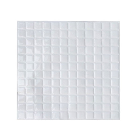 Peel & Stick Mosaic Tile Square Plastic Waterproof Peel and Stick Tiles for Kitchen Clearhalo 'Flooring 'Home Improvement' 'home_improvement' 'home_improvement_peel_stick_blacksplash' 'Peel & Stick Backsplash Tile' 'peel_stick_blacksplash' 'Walls & Ceilings' Walls and Ceiling' 6616824