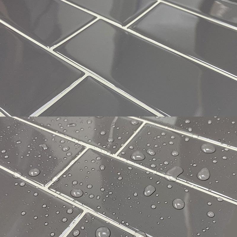 Peel and Stick Tile Rectangle PVC Waterproof Peel & Stick Subway Tile 10-Pack Clearhalo 'Flooring 'Home Improvement' 'home_improvement' 'home_improvement_peel_stick_blacksplash' 'Peel & Stick Backsplash Tile' 'peel_stick_blacksplash' 'Walls & Ceilings' Walls and Ceiling' 6617364